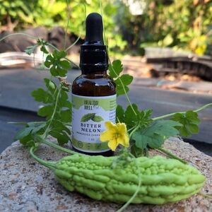 Healthy & Well Bitter Melon Alcohol Based Tincture Organic Non-GMO USA Size 1 oz